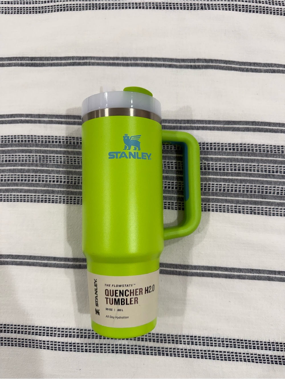 Stanley Lime Green Insulated Travel Mug with Handle 30oz